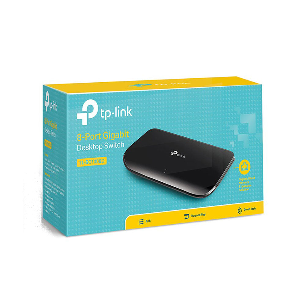 TP-Link TL-SG1008D 8Port Gigabit Switch (4626380062820) TP-Link TL-SG1008D 8Port Gigabit Switch (4626380062820)